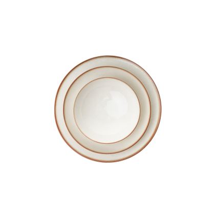 24-Piece Beige Porcelain Dinner Set