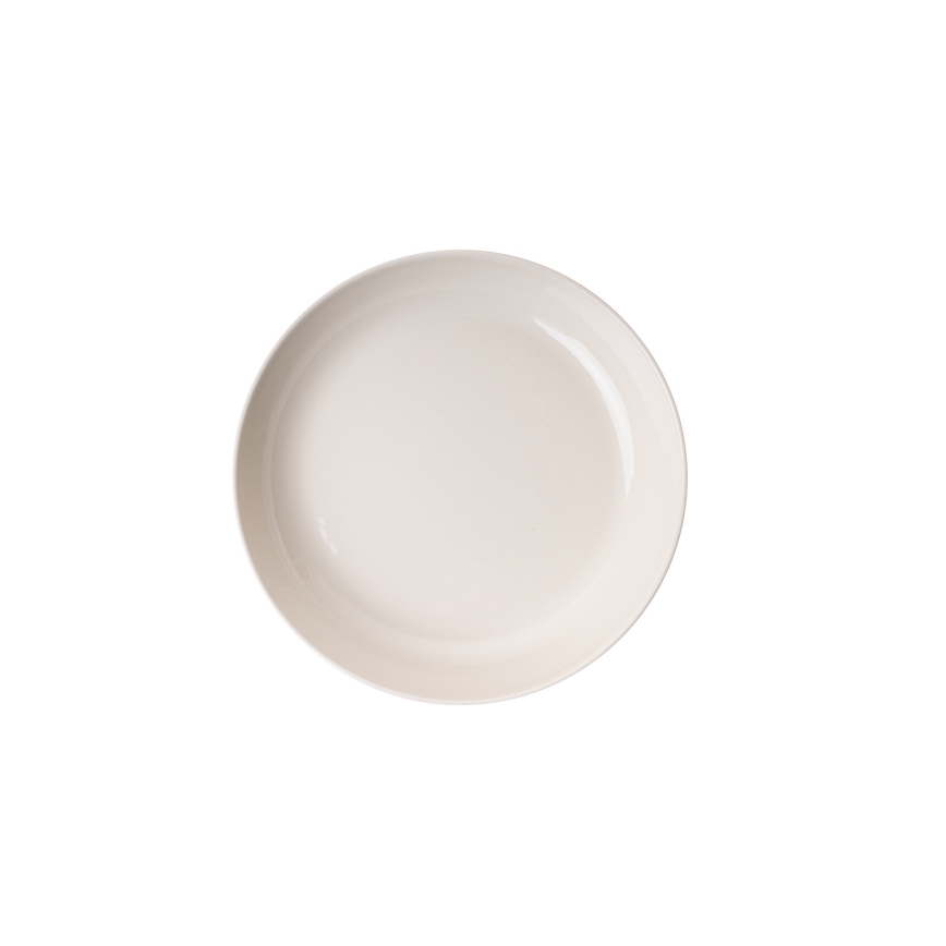 24-piece beige porcelain dinnerware set