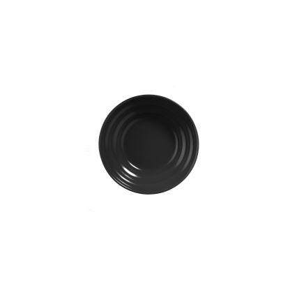 24-piece black porcelain dinner set