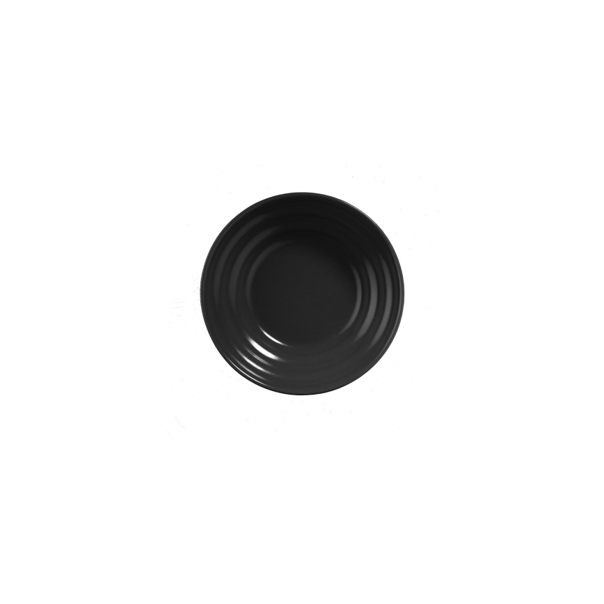 24-piece black porcelain dinner set