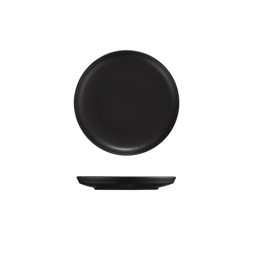 24-piece Black Porcelain Dinner Set