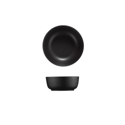 24-piece Black Porcelain Dinner Set