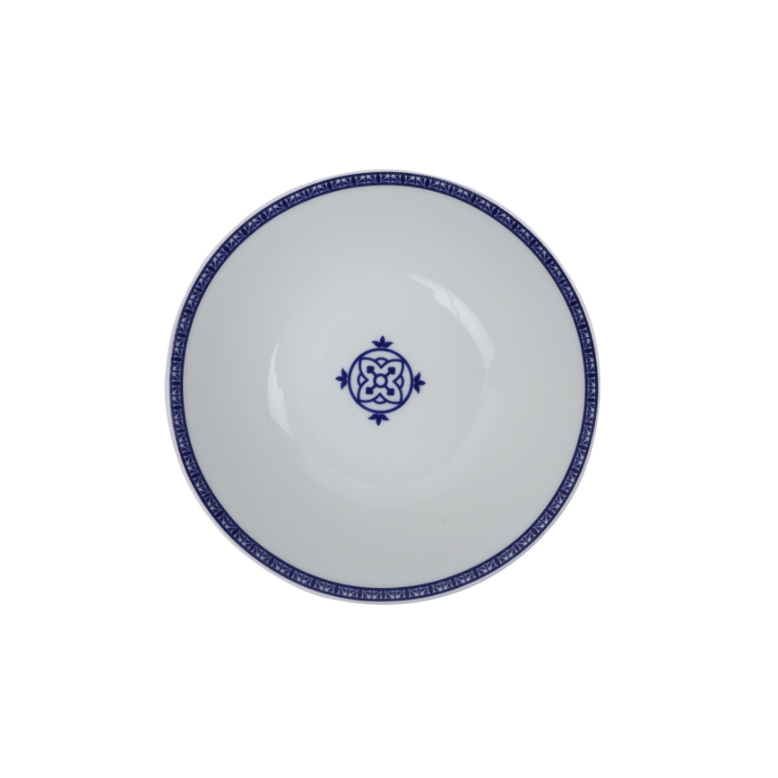 24-piece Blue Porcelain Dinner Set