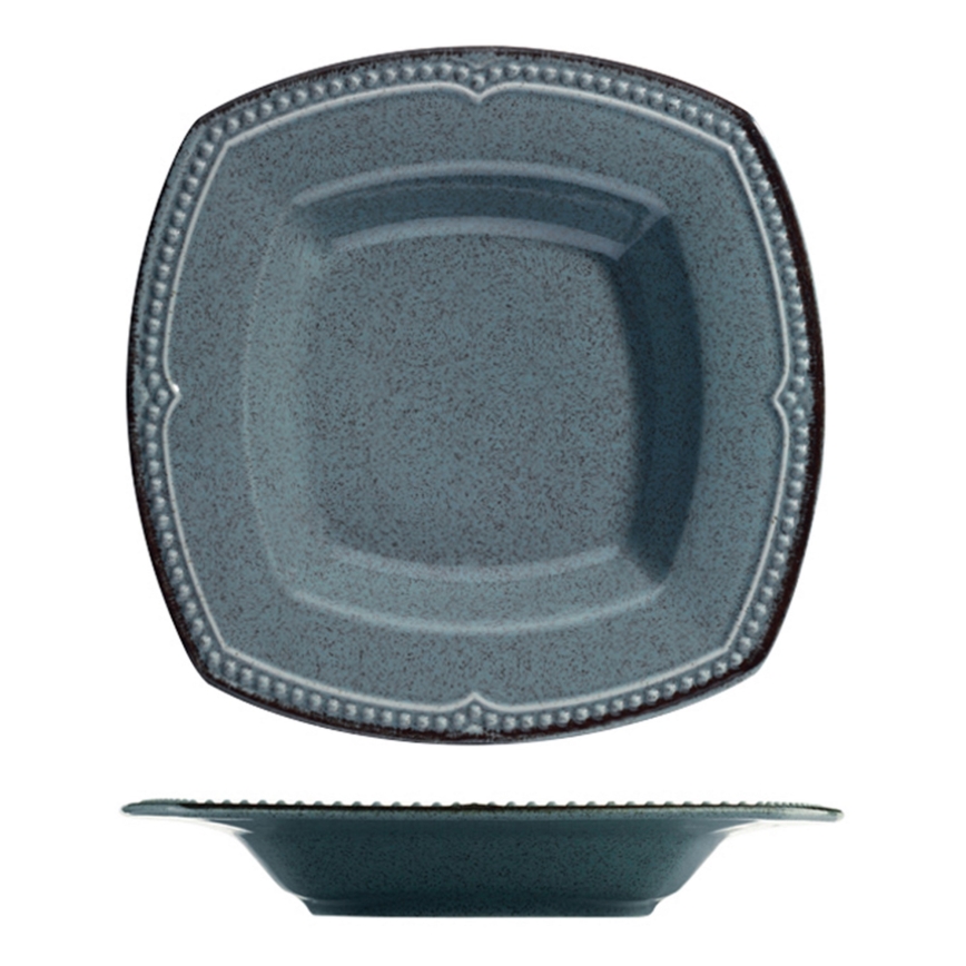 24-piece Blue Porcelain Dinner Set
