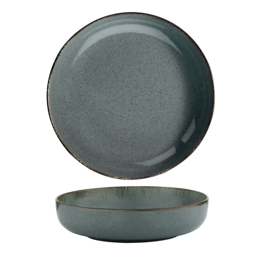 24-Piece Blue/Porcelain Dinner Set