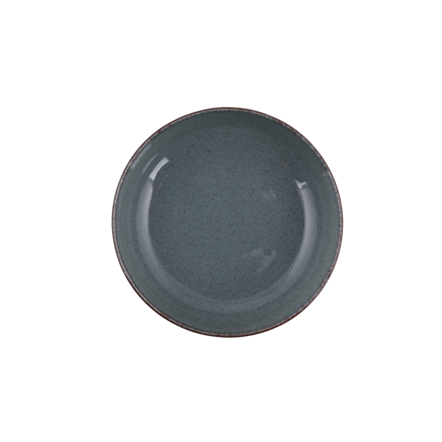 24-Piece Blue/Porcelain Dinner Set