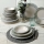 24-piece Ceramic Dinnerware Set – Cream & Green