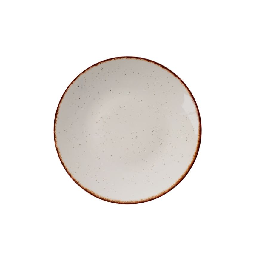 24-piece dining set beige/brown/porcelain