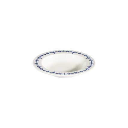 24-piece dinner set white/blue/porcelain
