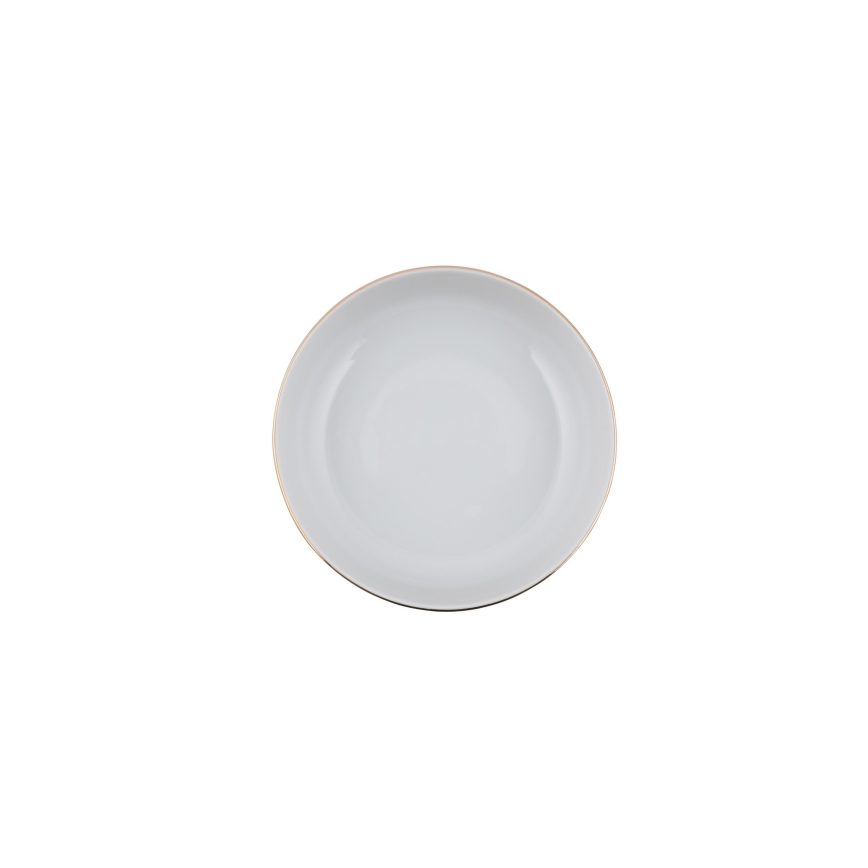 24-piece dinner set white/gold/porcelain