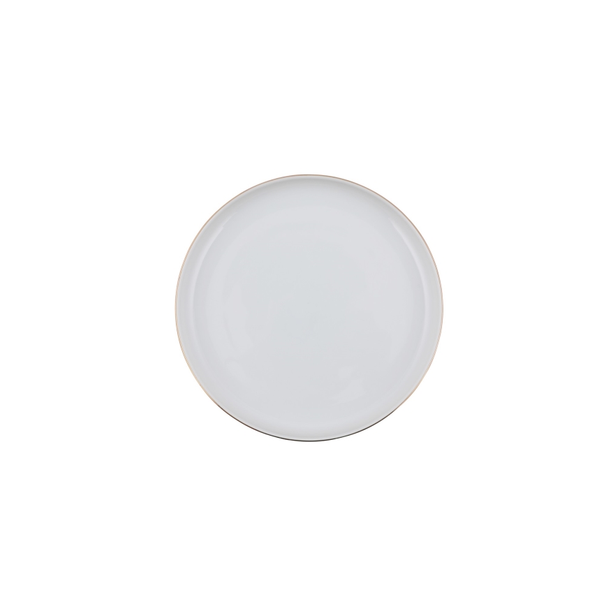 24-piece dinner set white/gold/porcelain