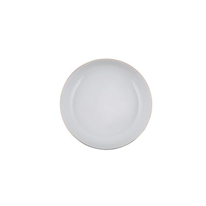 24-piece dinner set white/gold/porcelain