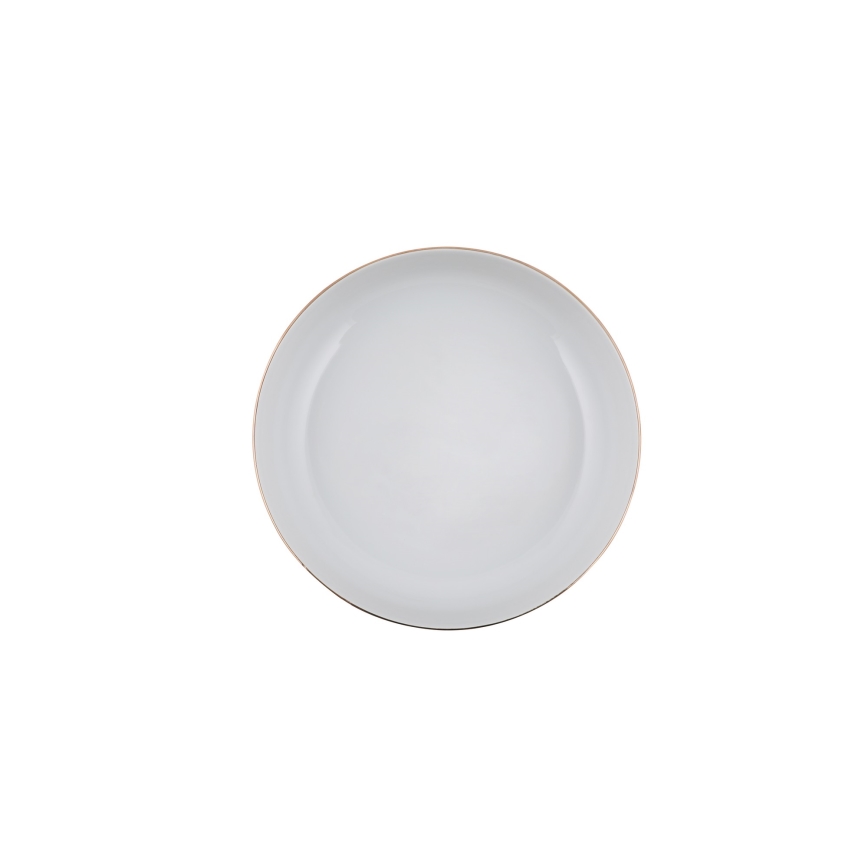 24-piece dinner set white/gold/porcelain