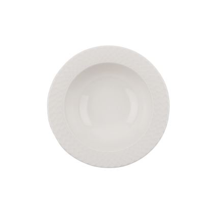 24-piece dinner set, white porcelain