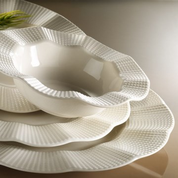 24-piece dinner set white/porcelain