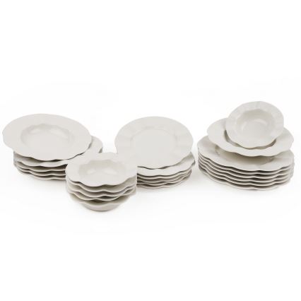 24-piece dinner set white/porcelain