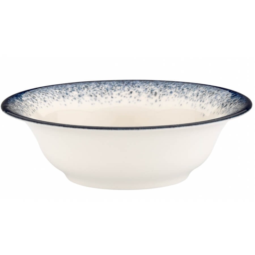24-piece dinnerware set white/blue/porcelain