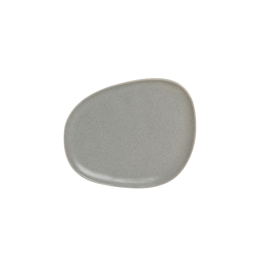 24-piece gray stoneware dining set