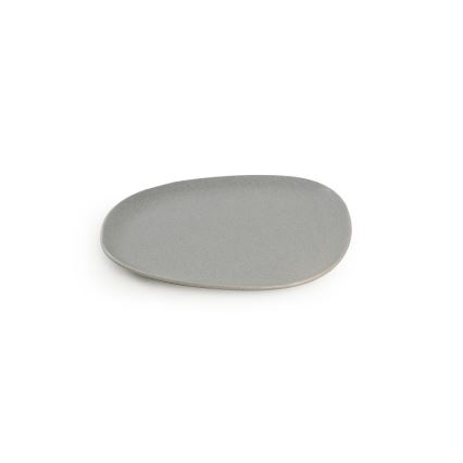 24-piece gray stoneware dining set