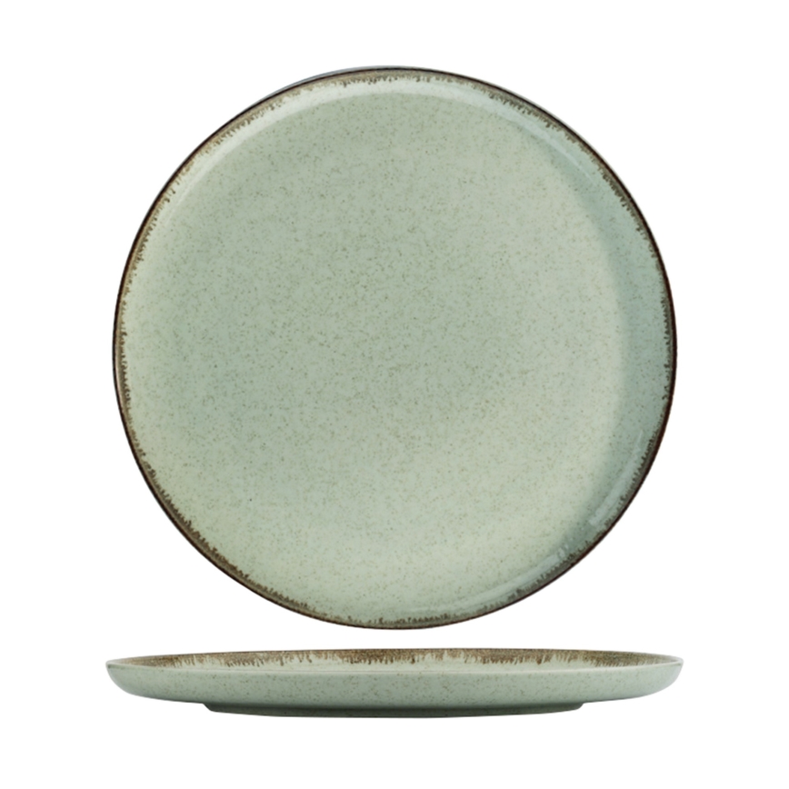 24-piece green porcelain dinner set
