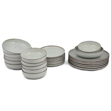 24-piece green porcelain dinner set