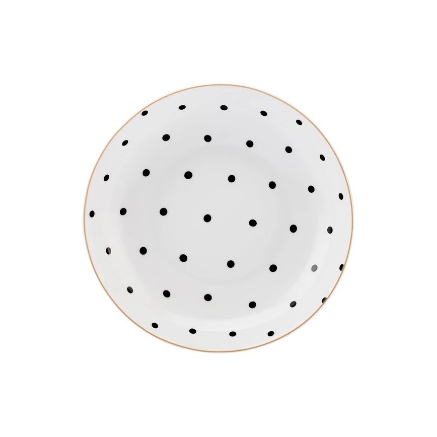 24-piece multicolored porcelain dining set