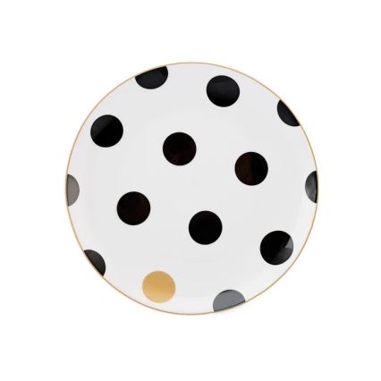 24-piece multicolored porcelain dining set