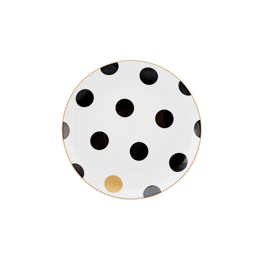 24-piece multicolored porcelain dining set