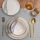 24-piece multicolored/porcelain dinner set