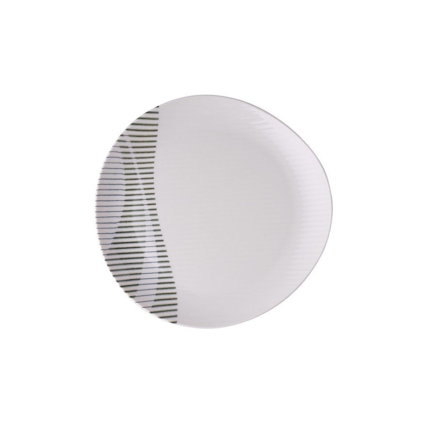 24-piece multicolored/porcelain dinner set