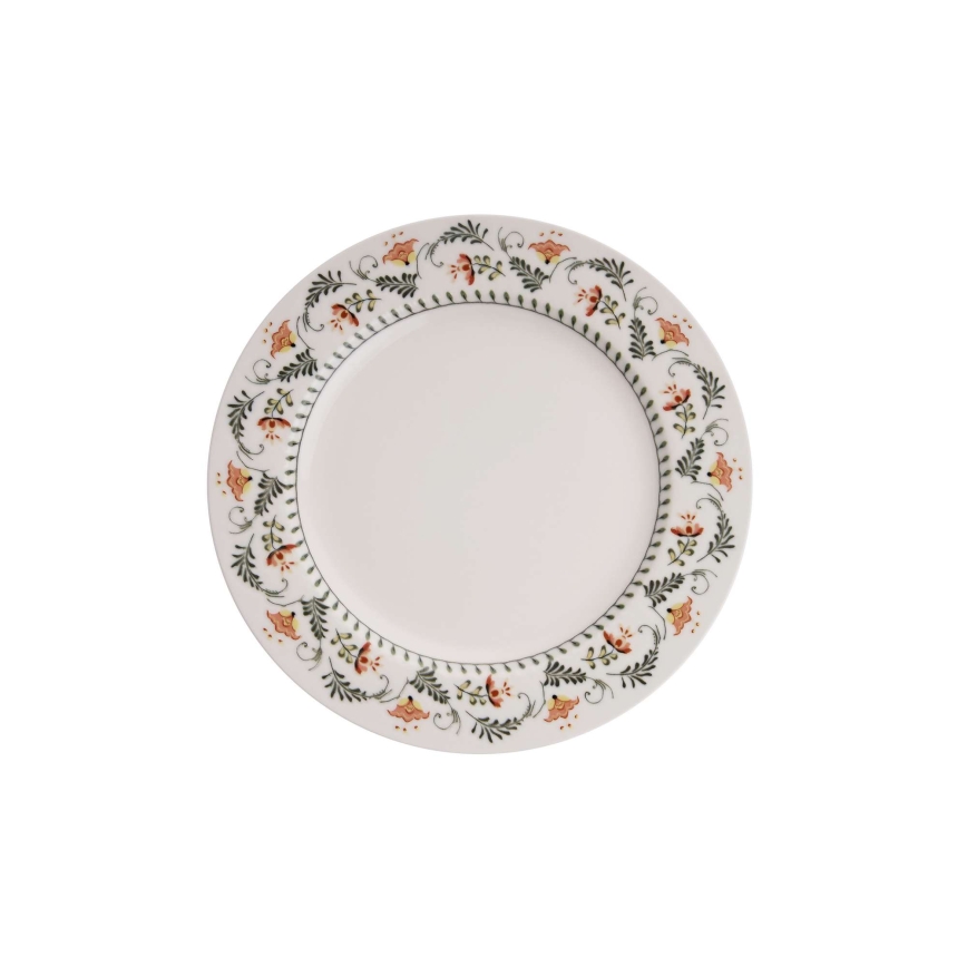 24-Piece Multicolored Porcelain Dinner Set