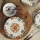 24-piece multicolored/porcelain dinner set
