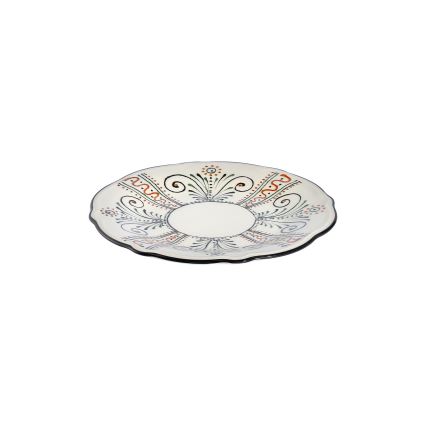 24-Piece Multicolored Porcelain Dinner Set