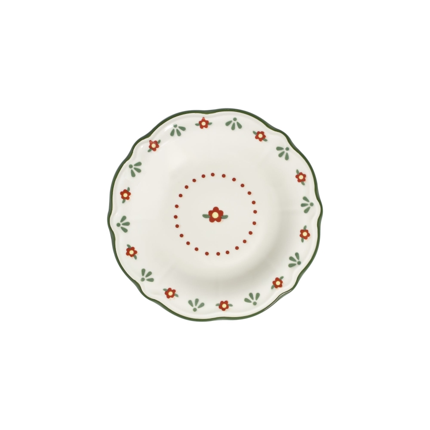 24-Piece Multicolored Porcelain Dinnerware Set
