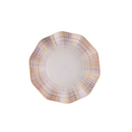 24-piece orange porcelain dinner set