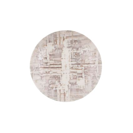 24-piece porcelain dining set, brown/white