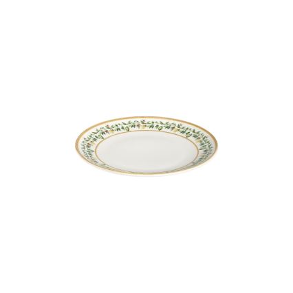 24-piece porcelain dining set cream/beige/green