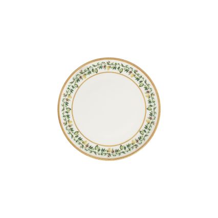 24-piece porcelain dining set cream/beige/green