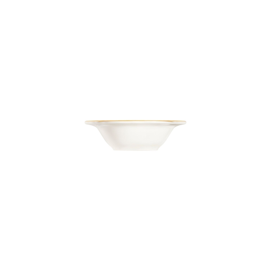 24-piece porcelain dinner set in white and gold