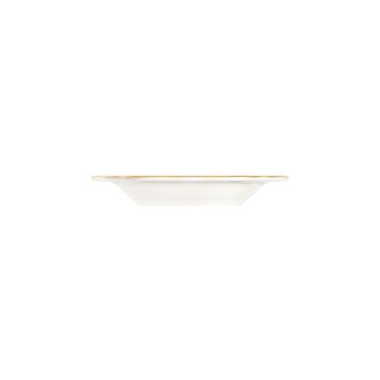 24-piece porcelain dinner set in white and gold