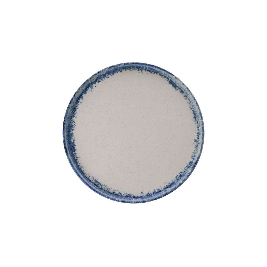 24-piece Porcelain Dinner Set - White/Blue