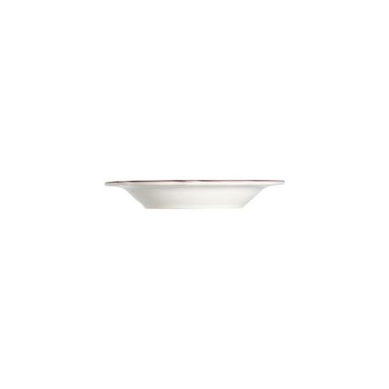24-piece porcelain dinner set, white/pink