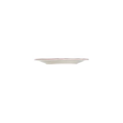 24-piece porcelain dinner set, white/pink