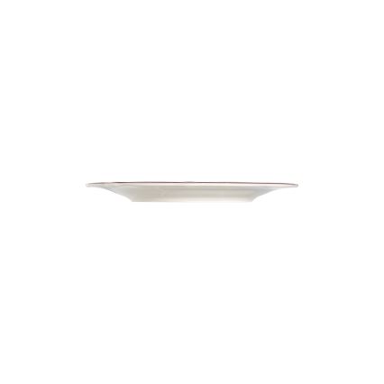 24-piece porcelain dinner set, white/pink