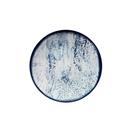 24-piece porcelain dinnerware set – blue