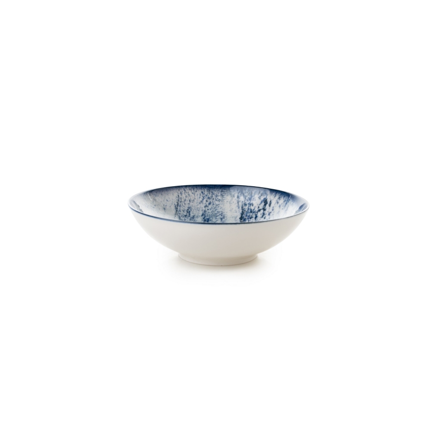 24-piece porcelain dinnerware set – blue