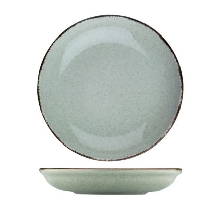 24-piece porcelain dinnerware set – green