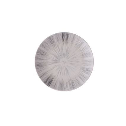 24-piece porcelain dinnerware set in elegant grey