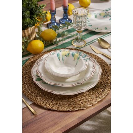 24-Piece Vibrant Porcelain Dinner Set
