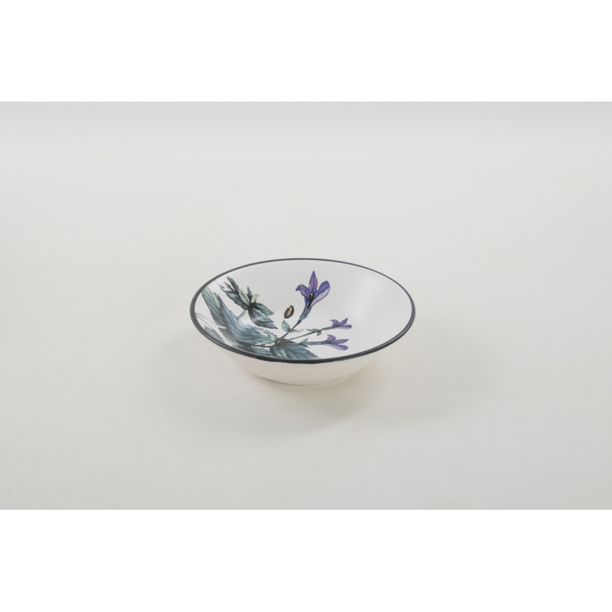 24-piece vibrant stoneware dinnerware set